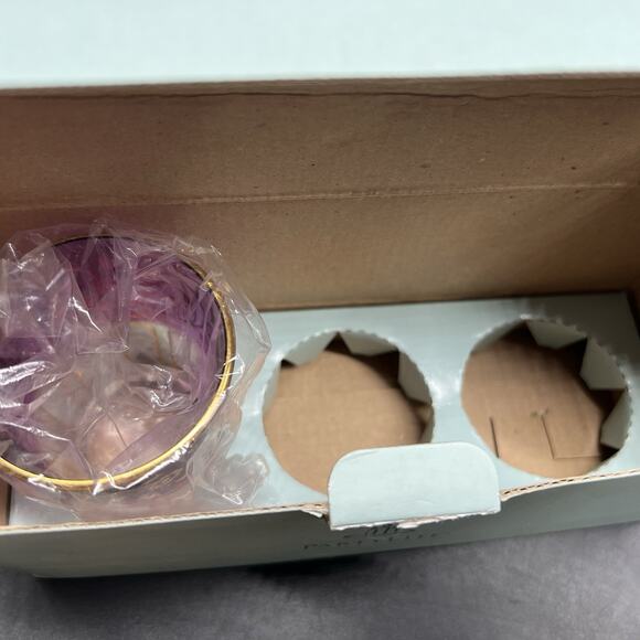 PARTYLITE Global Fusion Votive Holder Trio Red Gold Purple P8372 - Picture 11 of 16